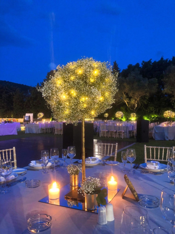 Wedding Reception Centerpiece Cloud