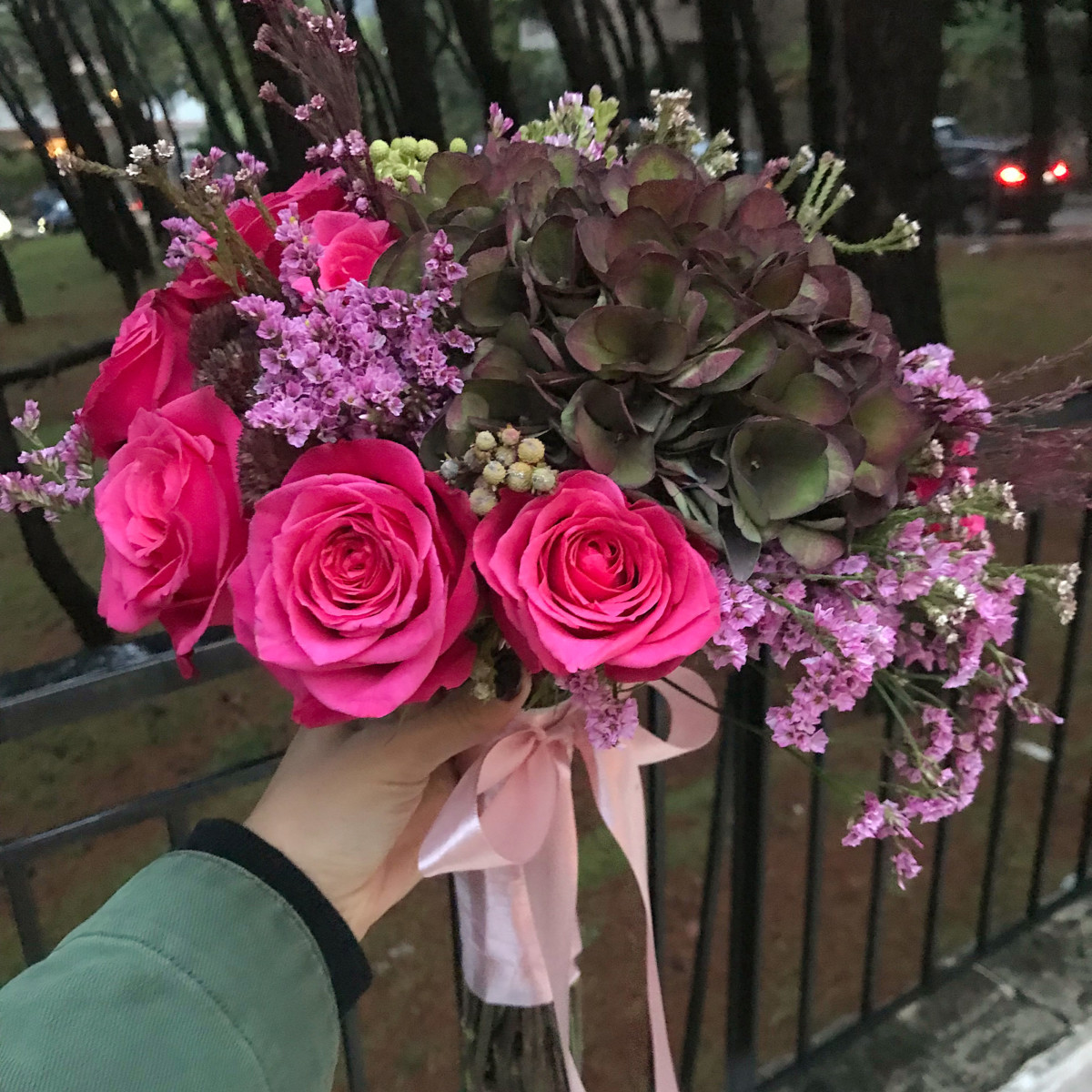 Bridal Bouquet Antique Green