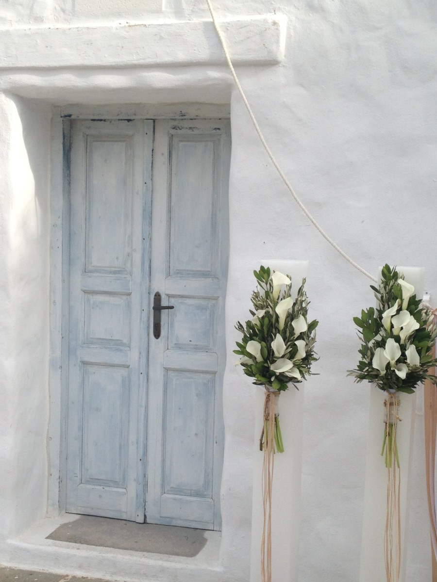 Wedding Candles White Callas