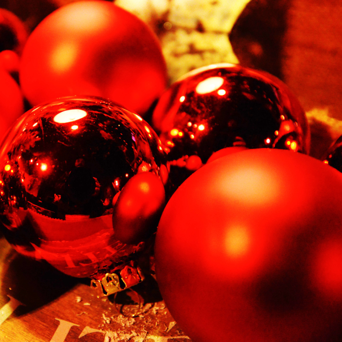 Christmas Decoration Red Balls