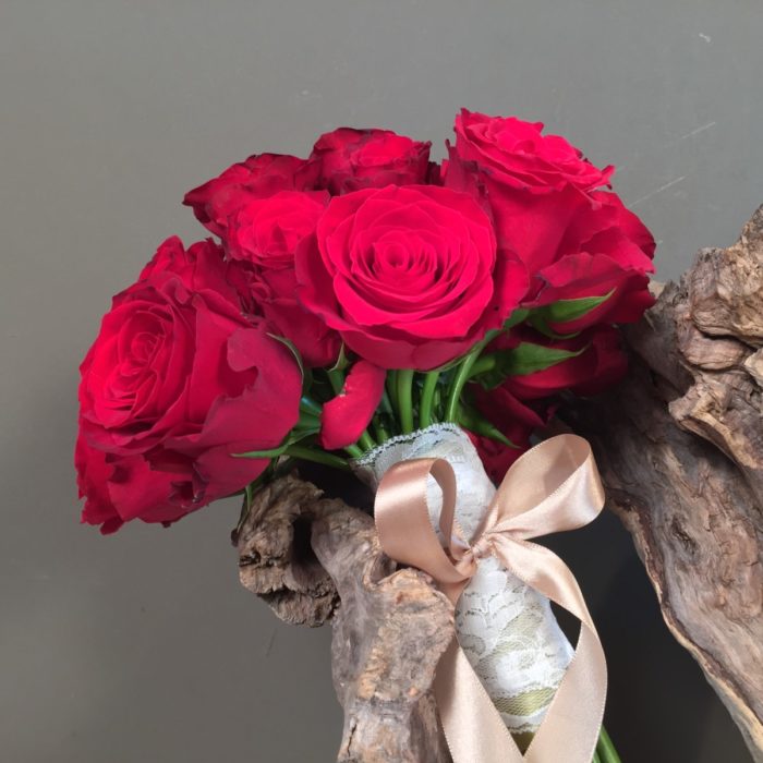 Red Roses Bridal Bouquet