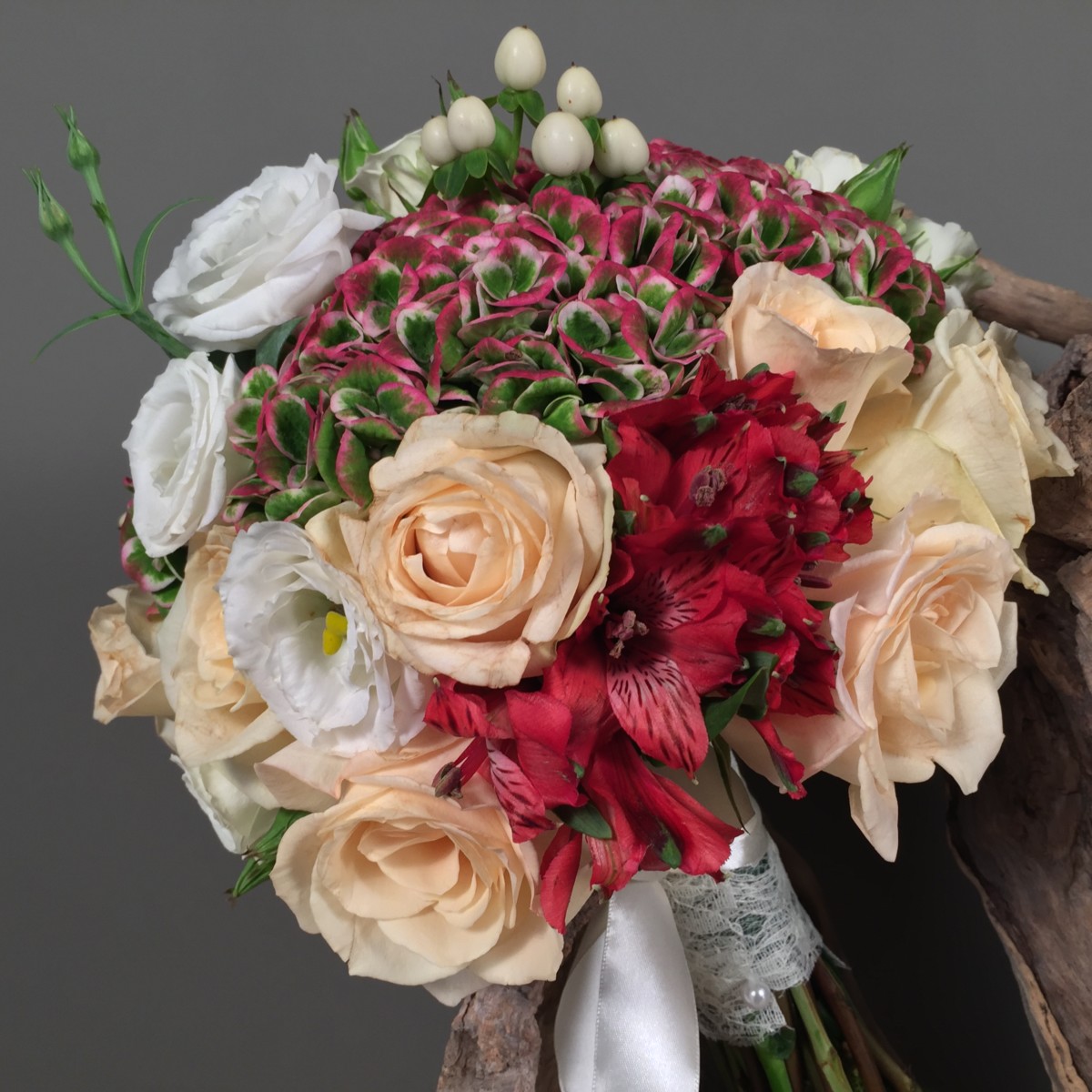 Bridal Bouquet Antique Hydrangeas