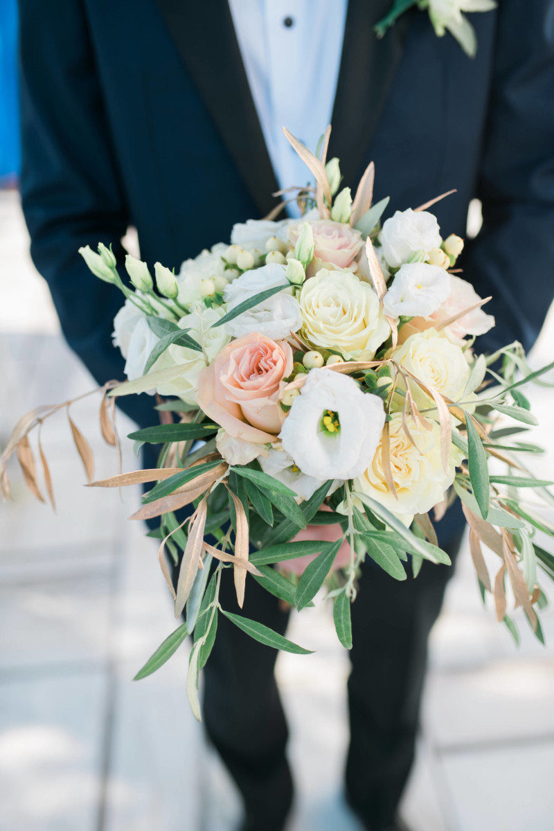 Bridal Bouquet Olive Leaves