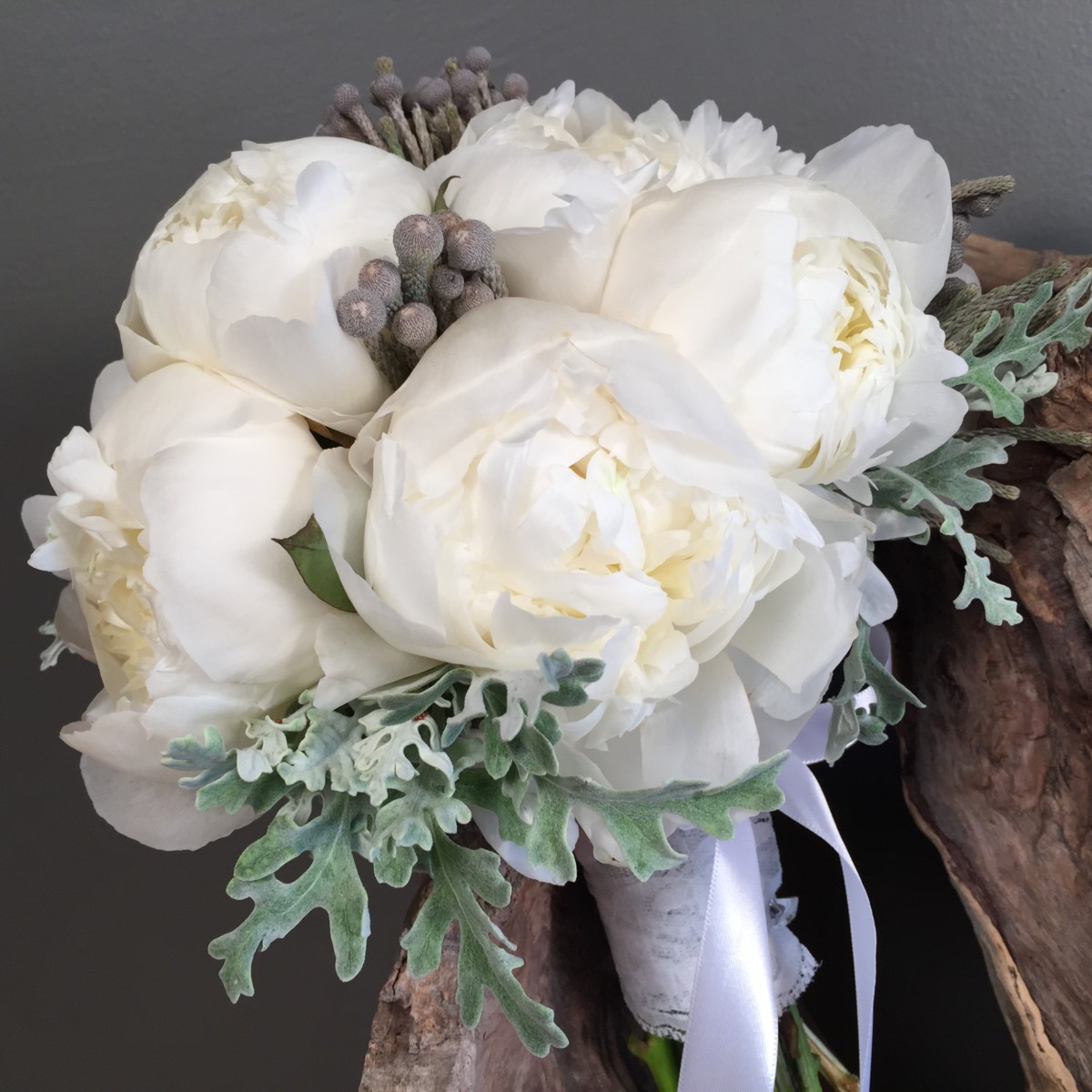 Bridal Bouquet Dusty Miller