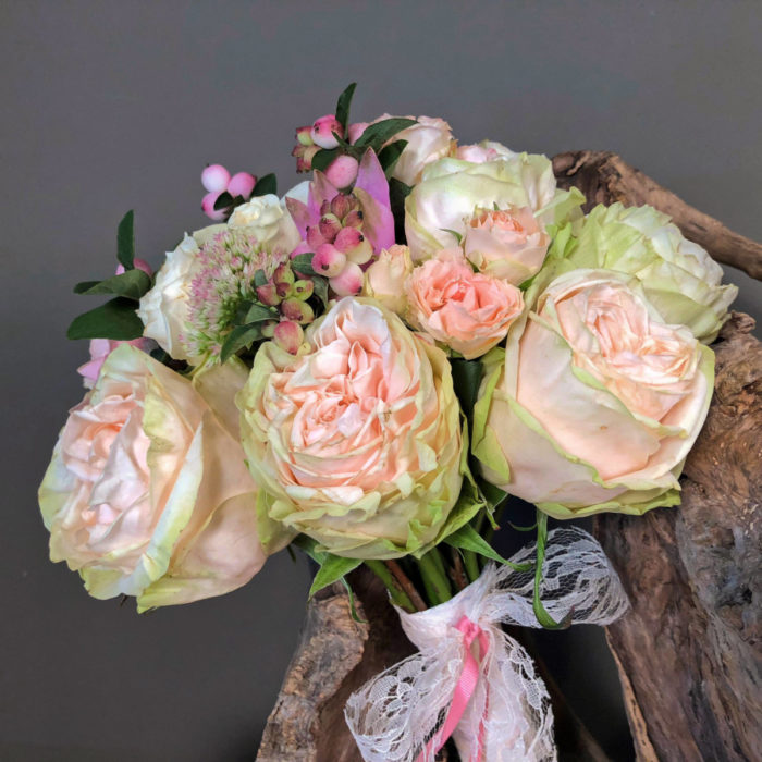 Bridal Bouquet Pastel Color Flowers