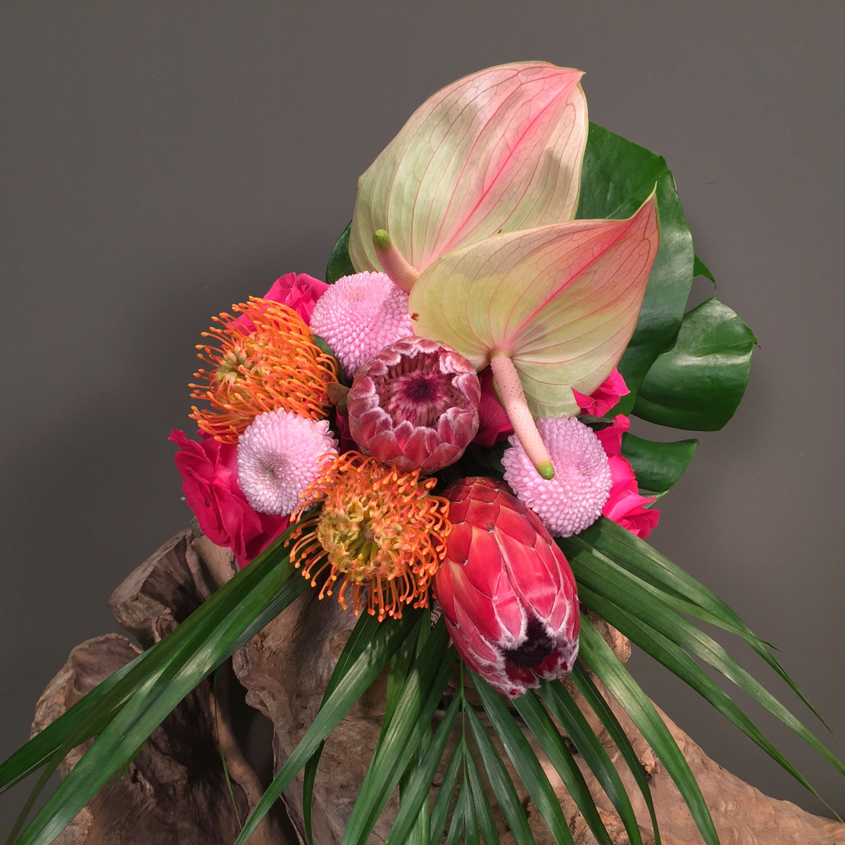 Bridal Bouquet Tropical Theme