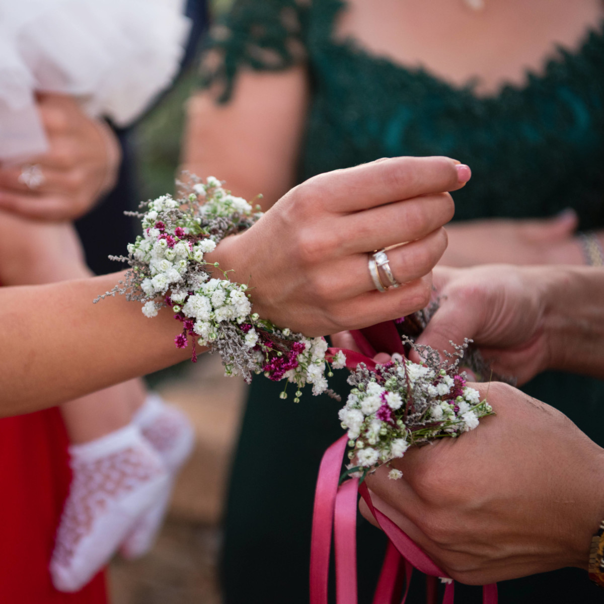 Wedding Corsage Baby's Breath