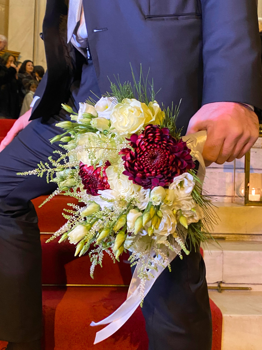 Bridal Bouquet Dahlia Astilbe