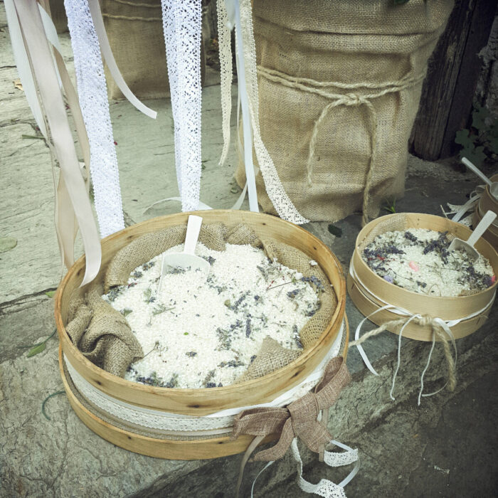 Rice Corner Sieve Lavenders Dried