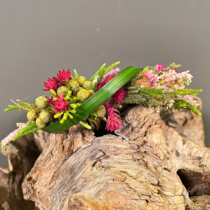 Bridal Hair Coif Safari Asclepius Grass