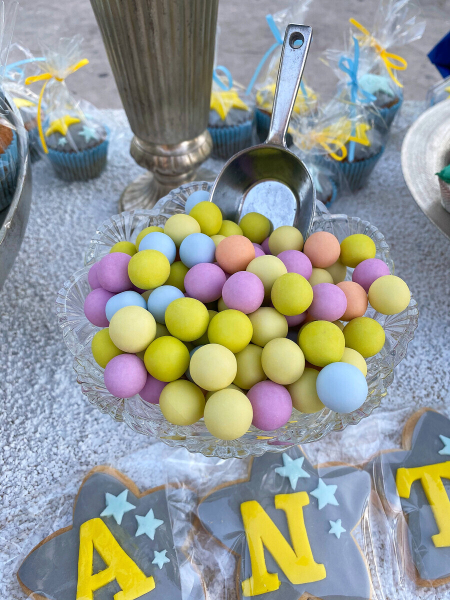 Christening Candy Bar Crispy Candies Colorful