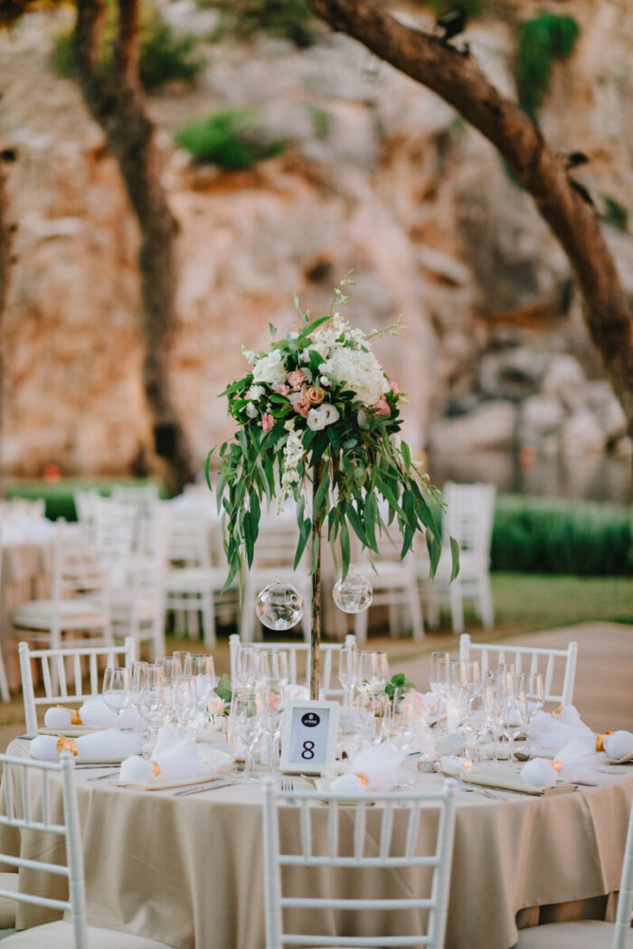 Wedding Rotunda Decoration Pastel Shades Vouliagmeni Lake