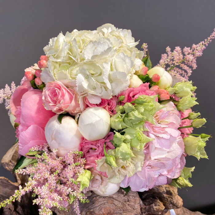 Bridal Bouquet Pink White